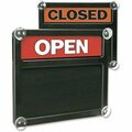 Headline Signs Sign, inOpen/Closedin, Letter Board, 15inx13in, Black/Red/White HDS3727